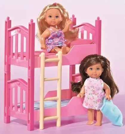 Evi. Lalki z piętrowym łóżkiem na Arena.pl