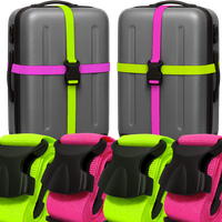 4X PAS ZABEZPIECZAJĄCY DO WALIZKI TORBY BAGAŻU MOCNY PASEK SPINAJĄCY BAGAŻ