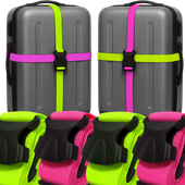 4X PAS ZABEZPIECZAJĄCY DO WALIZKI TORBY BAGAŻU MOCNY PASEK SPINAJĄCY BAGAŻ