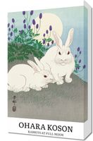 Obraz 30x50cm Design Rabbits, Koson Vintage do Salonu