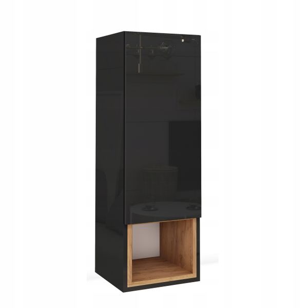 Meble do salonu Meblościanka czarna craft PREMIUM zdjęcie 3