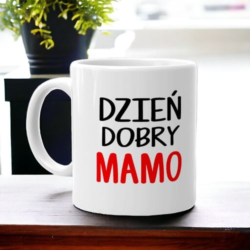 KUBEK Z NADRUKIEM ŚMIESZNY PREZENT DLA MAMY URODZINY IMIENINY DZIEŃ MATKI na Arena.pl