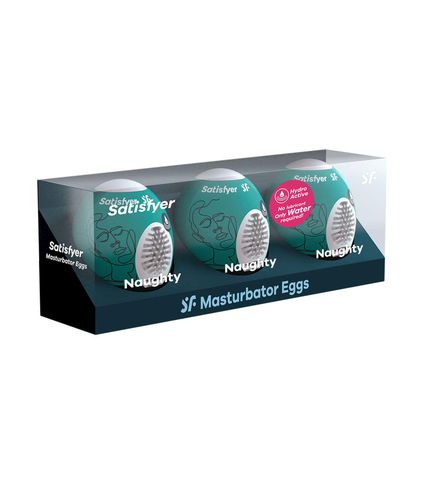 zestaw masturbatorów eggs set of 3 naughty satisfyer na Arena.pl