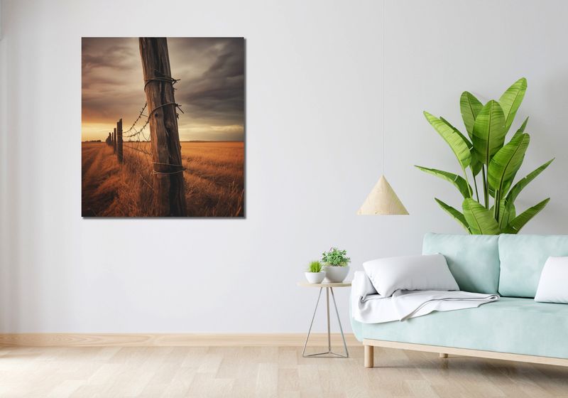 Obraz 90x100cm Zachód na Pograniczu zdjęcie 2