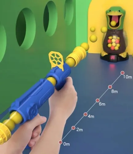 GŁODNA KACZKA STRZELANIE DO CELU 2 PISTOLETY KULKI na Arena.pl