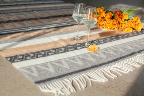 KOC Swiateczny WEŁNIANY cieply 100% wełna nowozelandzka 140x200 na Arena.pl