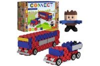 TREFL klocki Connect Autobus/Auto-naczepa M 61973