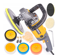 Polerka SAMOCHODOWA Do Lakieru 2600W 4x Gąbka Filc 2 LATA GWARANCJA