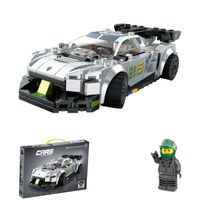 Zestaw Klocków Supercar Samochód Biały 322El