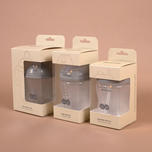 Filibabba Butelka ze smoczkiem 0m+ 270 ml Grey na Arena.pl