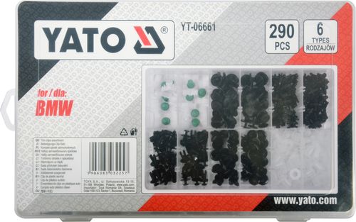 komplet spinek samochodowych bmw 290szt - yt-06661 na Arena.pl
