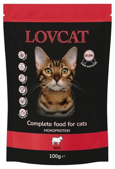 Lovcat Pure Beef saszetka 100g zdjęcie 1