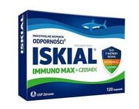 Iskial IMMUNO MAX + CZOSNEK 120 kap. ODPORNOŚĆ