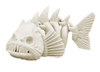 Ruchomy Szkielet Ryby Figurka 3D PLA 14cm