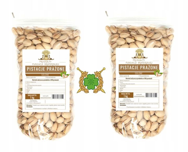 PISTACJE PRAŻONE XXL SOLONE - 2 x 1kg f_braterska zdjęcie 1