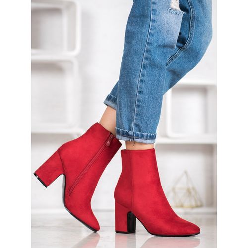 Seksowne Czerwone Botki r.37 na Arena.pl