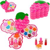 ZESTAW KOSMETYKÓW DO MAKIJAŻU TWARZY MAKE-UP DZIEWCZYNKI ZABAWKOWY WINOGRON