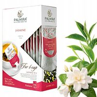 Herbata zielona liścasta deluxe z kwiatami jaśminu Palmira 15 saszetek