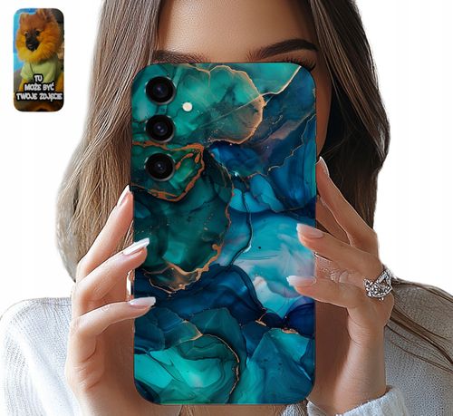 ETUI CASE SAMSUNG GALAXY S24 ELEGANCKI MARMUR KAMIENNE WZORY + SZKŁO na Arena.pl