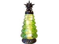 ZNICZ ZNICZE LAMPION NA GRÓB CHOINKA SZKLANA 30 +LAMPKI LED