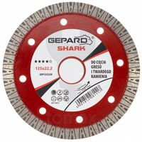 2X TARCZA DIAMENTOWA do gresu glazury GEPARD SHARK 125 mm GDP12522SH