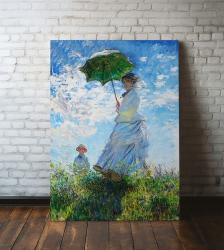 Obraz na płótnie Claude Monet parasol 80x120 cm na Arena.pl