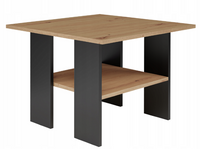 Stolik Kawowy Do Salonu Artisan + Czarny 60 cm MODEMO II TS