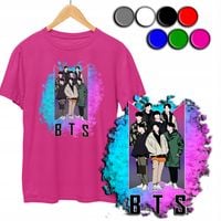 KOSZULKA DZIECIĘCA T-SHIRT Z NADRUKIEM - KPOP BTS ARMY PREZENT - XXS 98-104