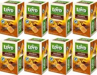 Herbata ziołowa w kopertach Loyd Rooibos miód i wanilia 20szt x8