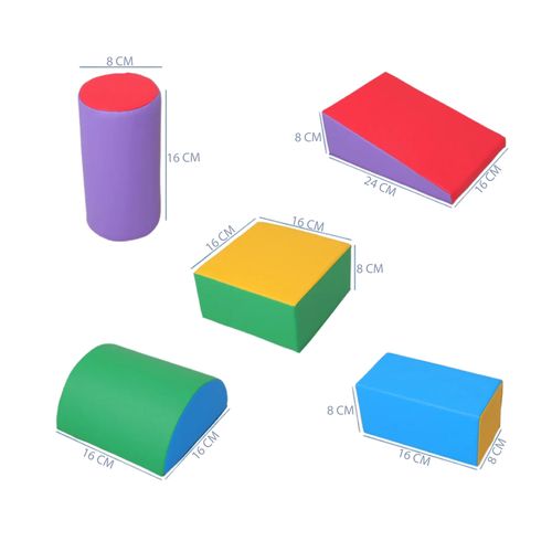 tor przeszkód dla dzieci Soft - kolorowy na Arena.pl