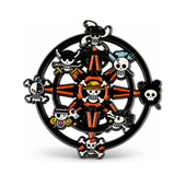 Pirate Compass | 3 cm | Metal | Przypinka Anime | One Piece