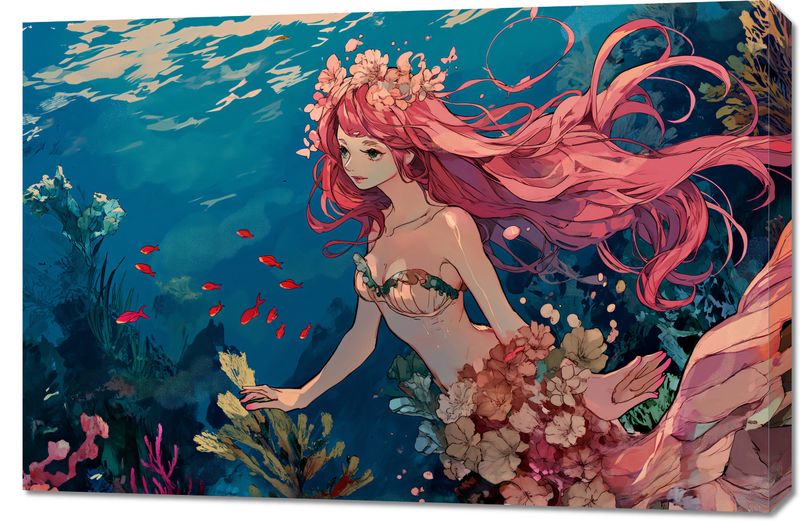 Obraz 90x60cm Nimfa Oceanu zdjęcie 1