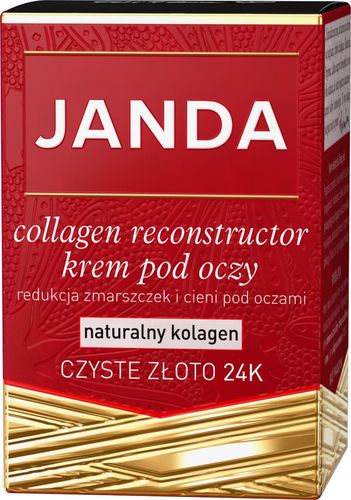 JANDA KREM POD OCZY REDUKUJĄCY ZMARSZCZKI I CIENIE NATURALNY KOLAGEN 15 ML na Arena.pl