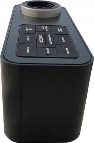 Zegar RadioBudzik Radio FM z Projektorem Czasu Godziny na Ścianie Budzik na Arena.pl