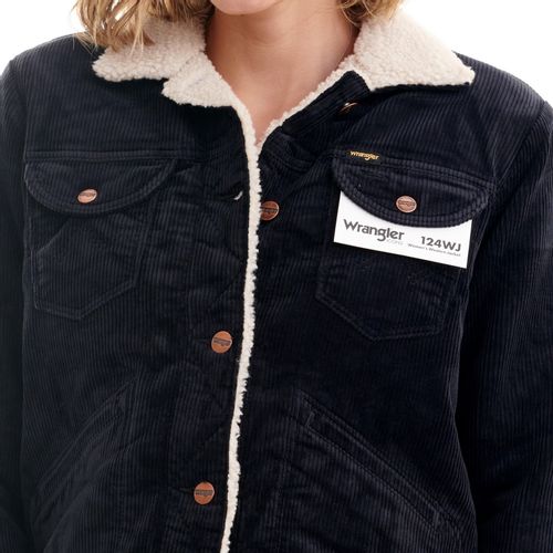 WRANGLER 124WJ SHERPA JACKET BLACK W4WSUP100 XS na Arena.pl