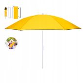 PARASOL PLAŻOWY SKŁADANY DO WALIZKI żółty
