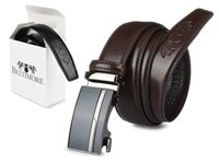 BELTIMORE brązowy pasek męski ze skóry naturalnej A23