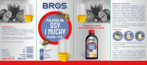 bros - pułapka z płynem na osy i muchy na Arena.pl