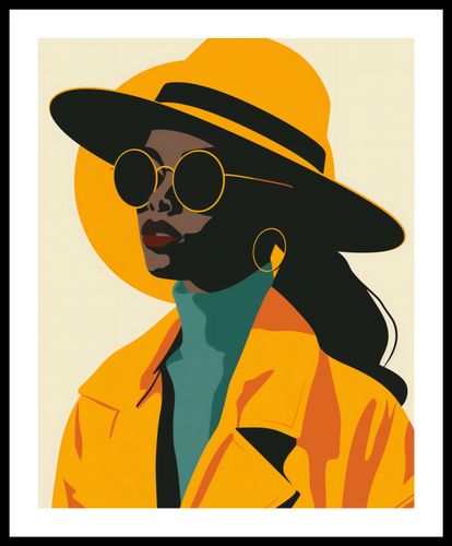 Plakat 40x50cm Żółta Stylowość na Arena.pl