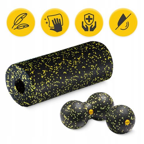 ROLLER WAŁEK PIŁKA PIŁECZKA ZESTAW EPP GŁADKI TWARDY DO MASAŻU DUOBALL na Arena.pl