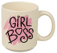 KUBEK Z NADRUKIEM DLA DZIEWCZYNY ŻONY WALENTYNKI DZIEŃ KOBIET BEŻOWY MAT