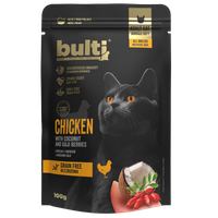 KARMA MOKRA DLA KOTA BULTI SUPERFOOD Kurczak z kokosem i jagodami goji 100g