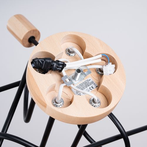 Żyrandol EMBER 5 czarny na Arena.pl