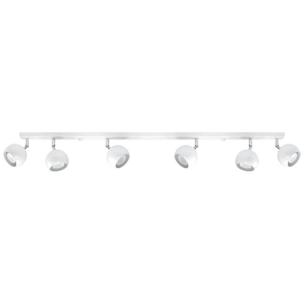 LAMPA sufitowa SL.0442 regulowana OPRAWA listwa SPOT reflektorki kule balls białe zdjęcie 1