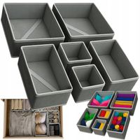 Organizer do Szuflady na Bieliznę RUHHY Ubrania Skarpetki 6 szt