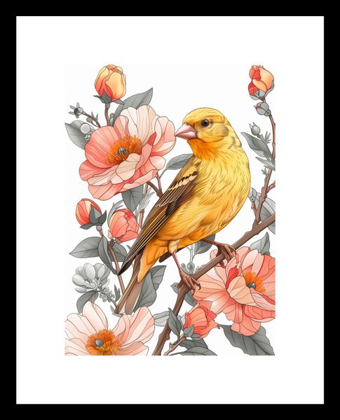 Plakat 13x18cm Wiosenny Śpiewaczek zdjęcie 3