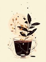 Plakat 60x80cm Jesienna Donica