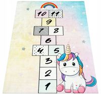 DYWAN DZIECIĘCY KOLOROWY ANTYPOŚLIZGOWY 80x120