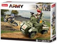 KLOCKI SLUBAN WWII Pojazd pancerny 154 - B0710 Kompatybilne z LEG COB