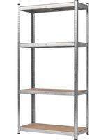 REGAŁ MAGAZYNOWY SDN 150KG 4 PÓŁKI MDF 180 40 90CM